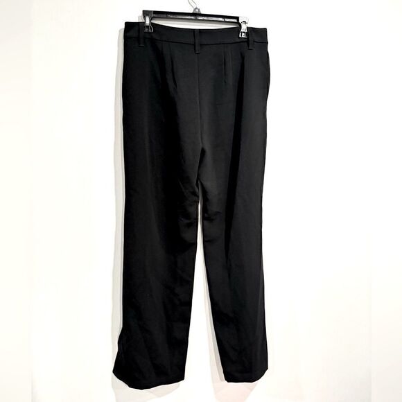 Sanctuary Womens Noho Black High Rise Straight Dressy Trouser Pants new size 31 - Picture 12 of 13